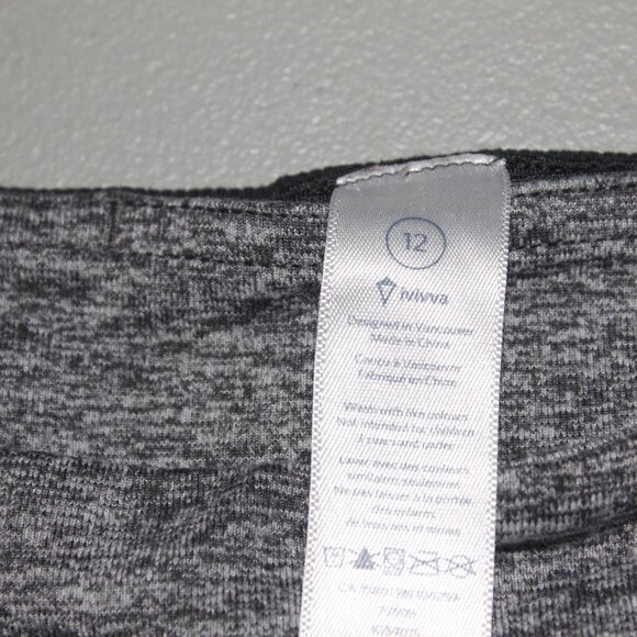 Grey & Black Ivivva Athletic Pants Size 12 - Picture 3 of 5